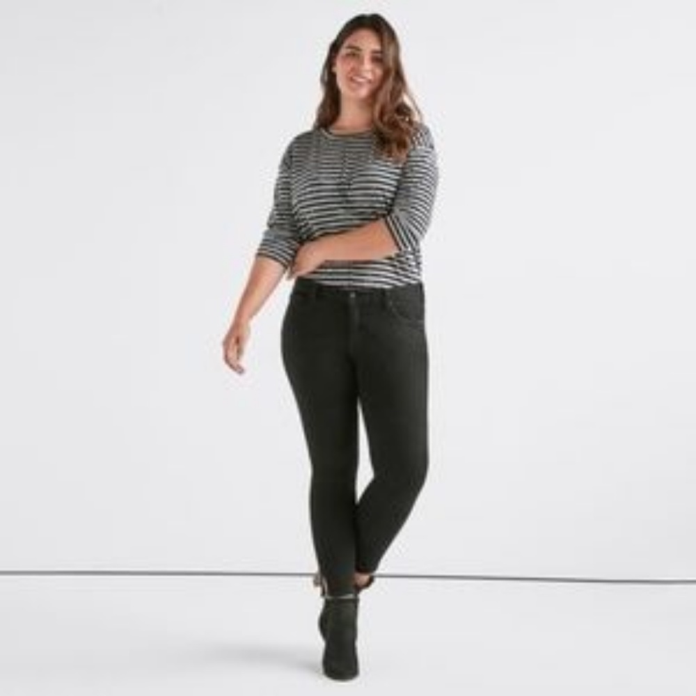 Lucky Brand Lolita Super Skinny Black Jeans 16W